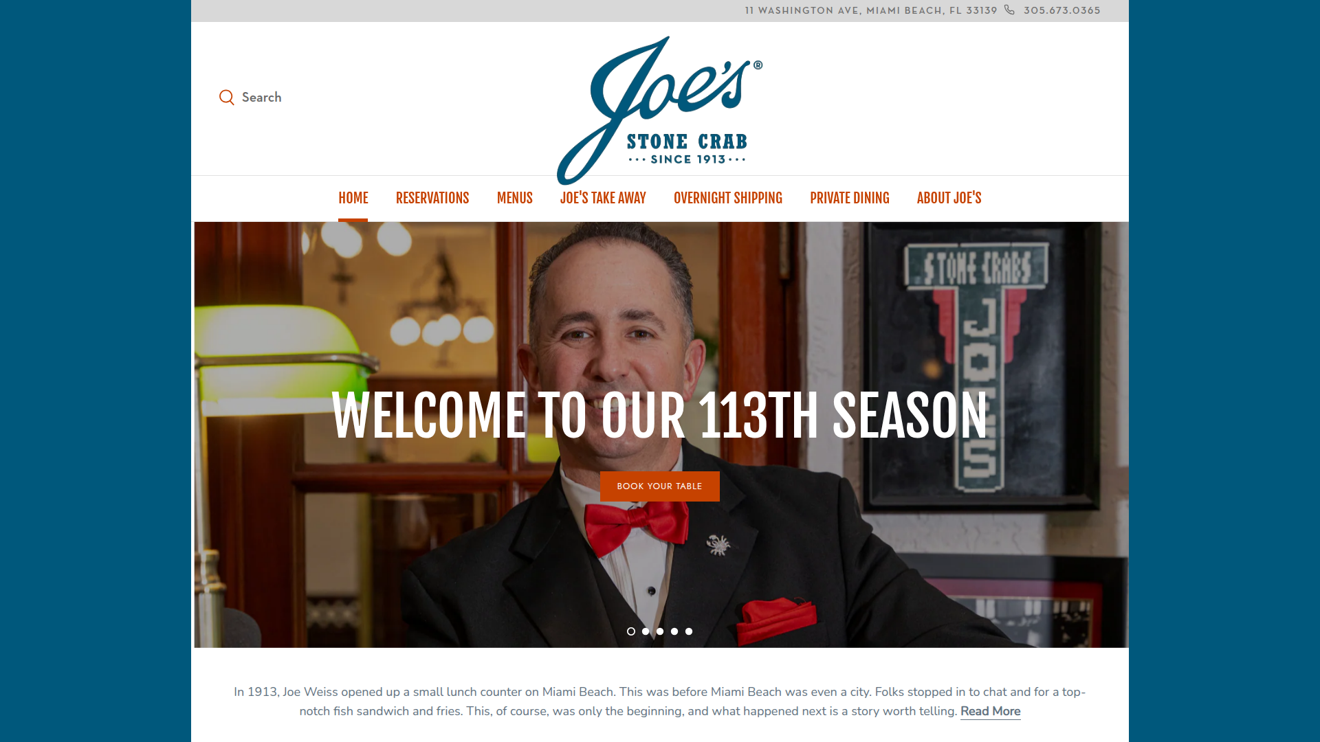 Joe's Stone Crab